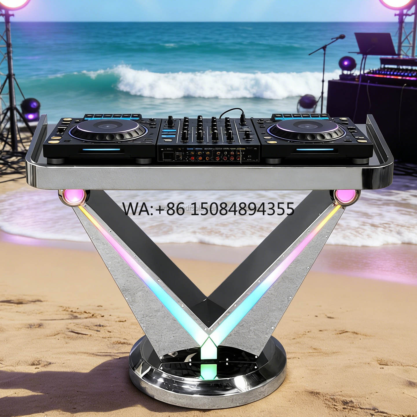 Event Party Dj - Mesa de DJ Contemporânea de Luxo