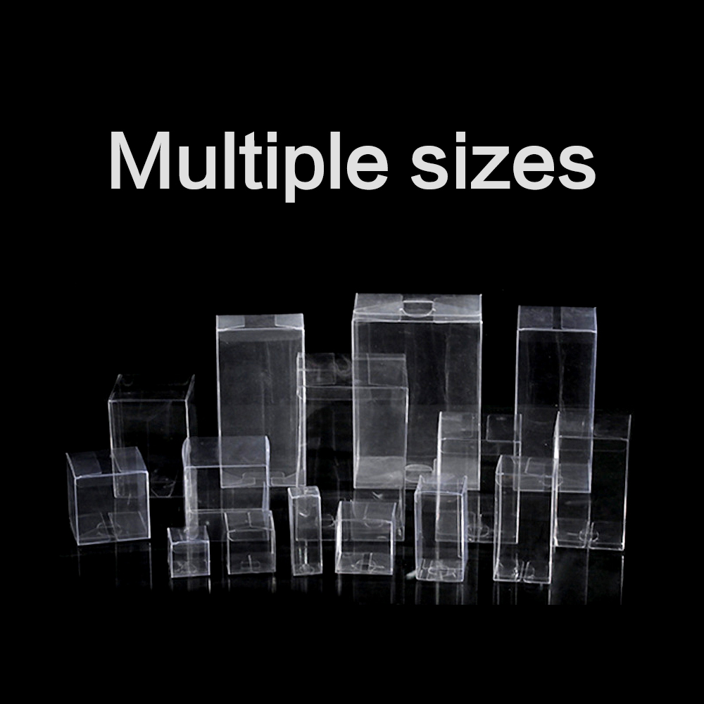 Event Party Box - 50pcs Caixa Plástica Transparente de PVC