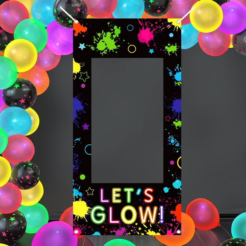 Let'S Party Event Supply - Let's Glow Photo Booth Frame Neon