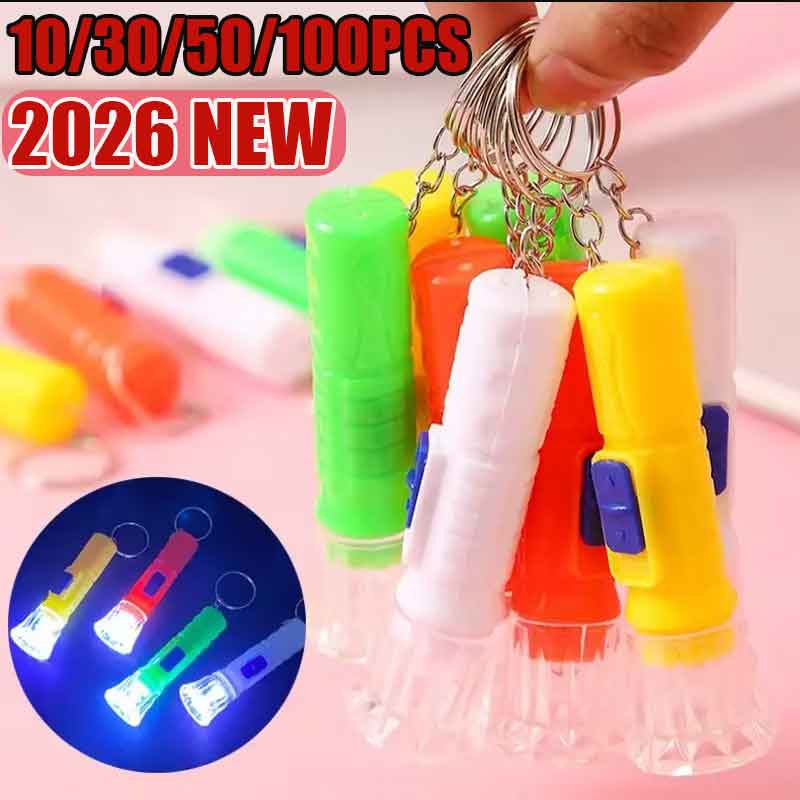 Party Favor Bag - 10/30/50/100PCS Mini Lanterna LED para Crianças,