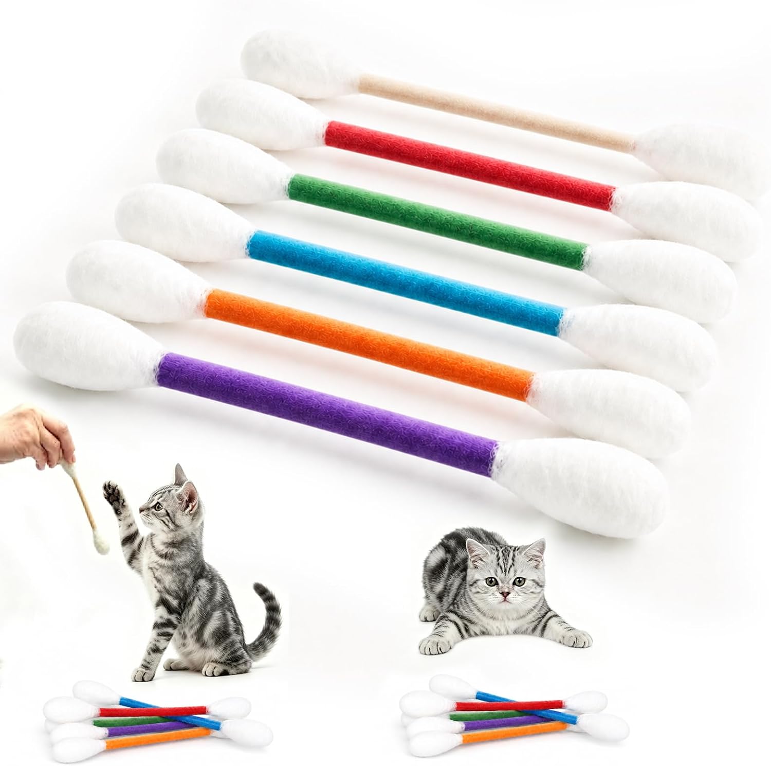 Cotton Candy Cone - Brinquedo criativo de menta para gatos,
