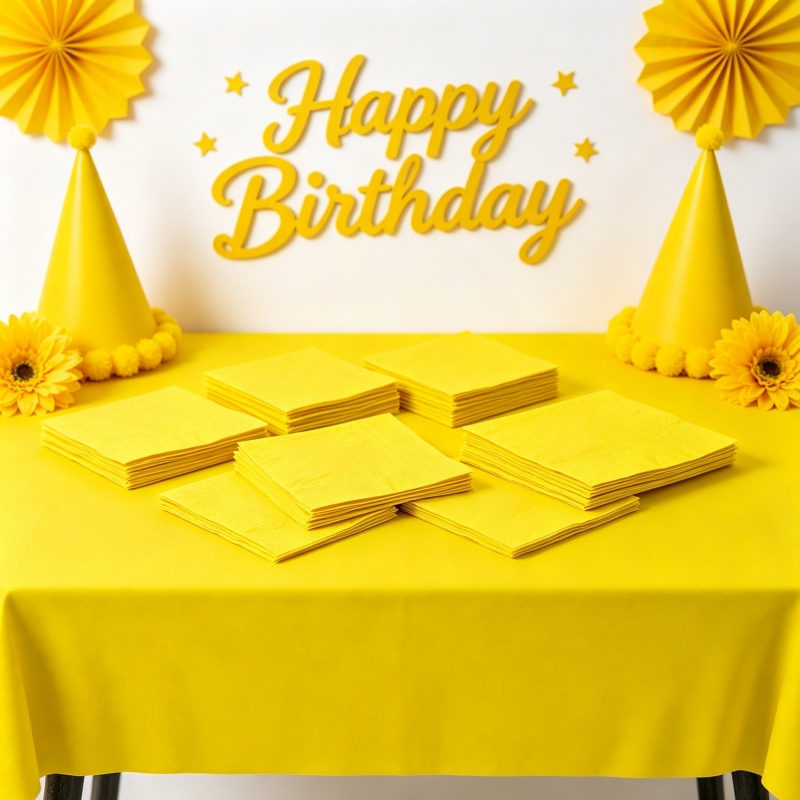 Table Cloth Disposable - Conjunto de Guardanapos e Toalhas de