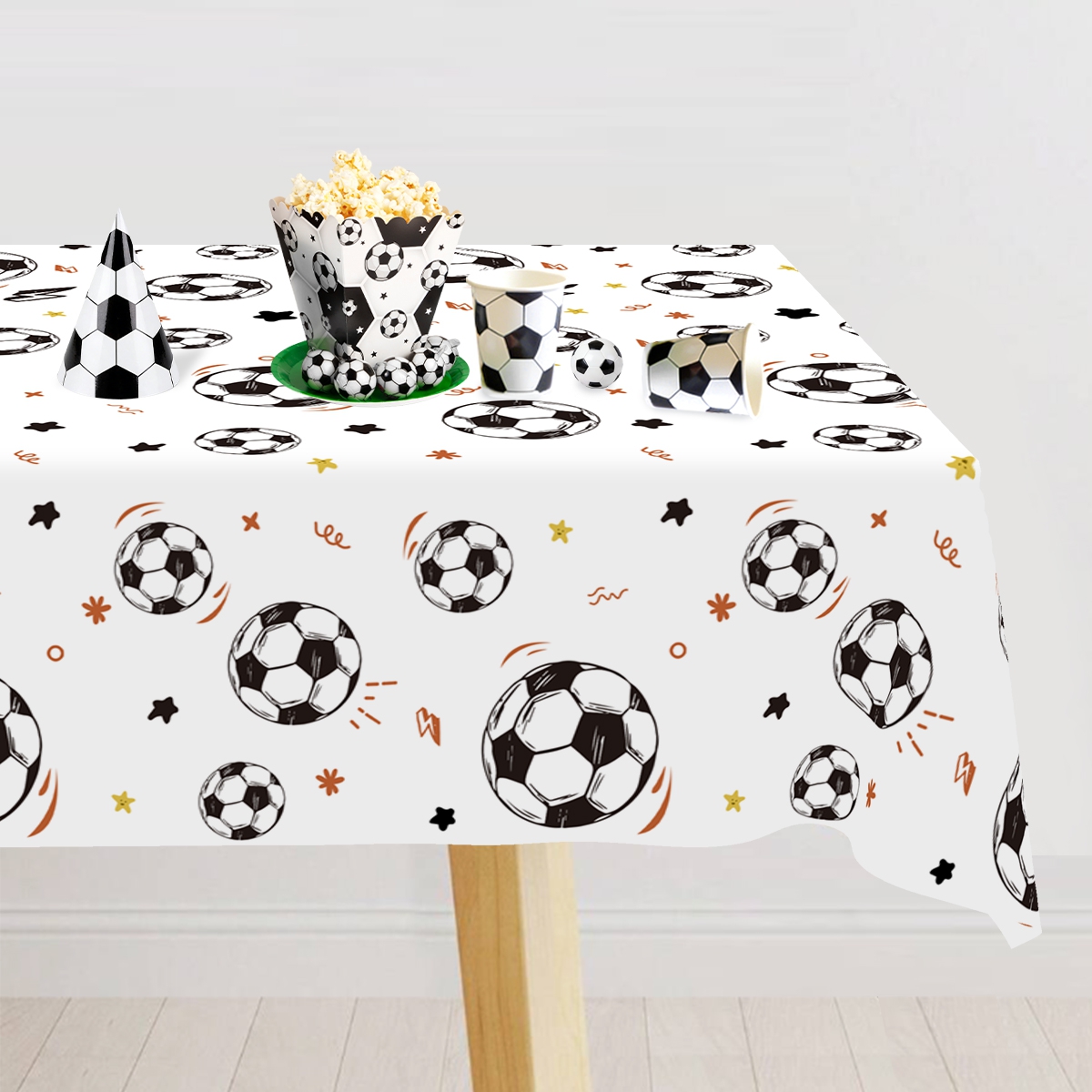 Table Cloth Disposable - Toalha de mesa descartável com tema