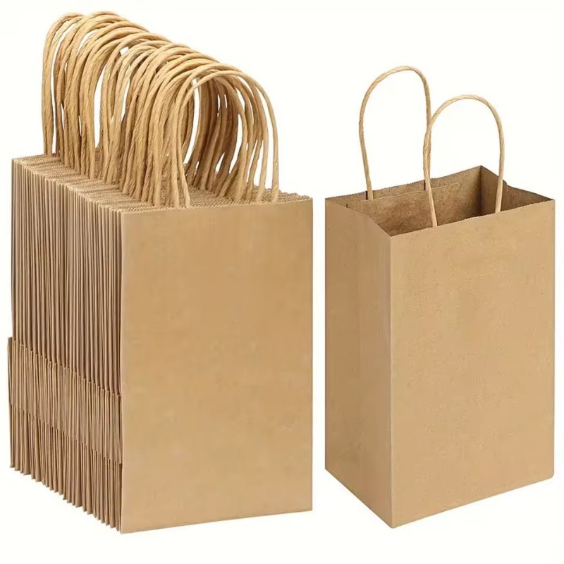 Sacos de papel kraft marrom co - Event Party Shop avaliação e preço