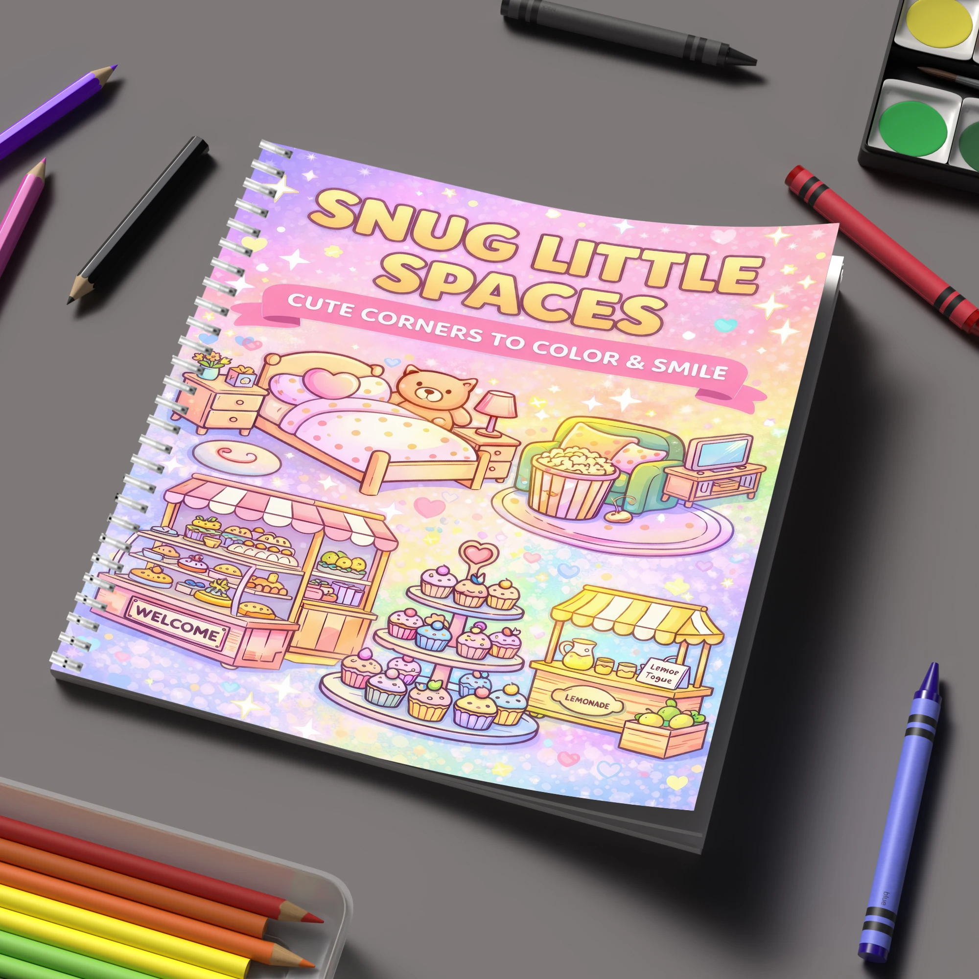 Livro de Colorir Espaços Peque - Supply Event avaliação e preço
