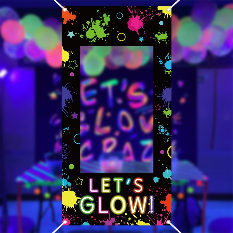 Let's Glow Photo Booth Frame N - Let'S Party Event Supply avaliação e preço