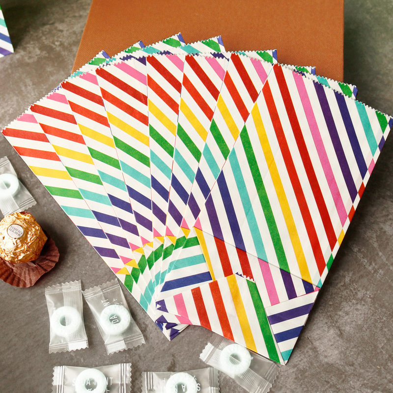 Sacos de papel pequenos arco-í - Event Party Box avaliação e preço