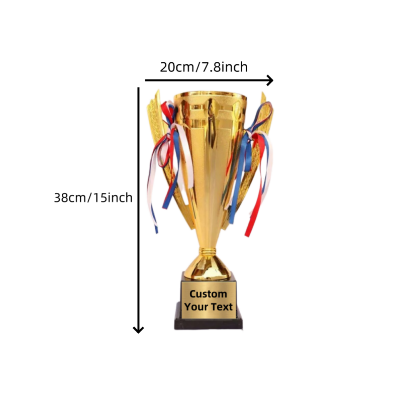 Troféu de Ouro de 11/15 Polega - Plastic Cup 50Pcs avaliação e preço