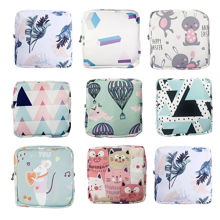 Mini Zipper Cosmetic Bag Set p - Napkin Folding Set avaliação e preço